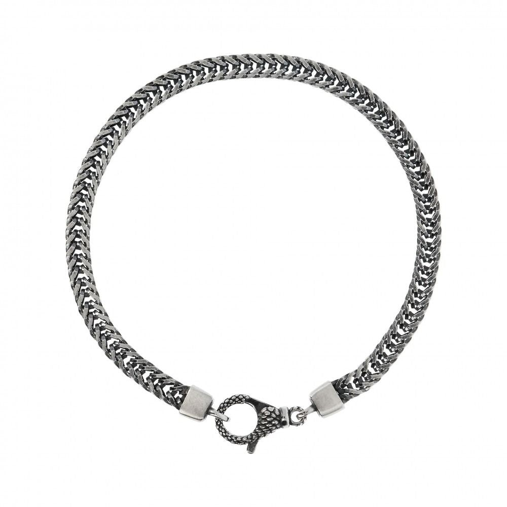 Albert M. Bracelet with Herringbone Chain