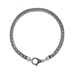 Albert M. Bracelet with Herringbone Chain