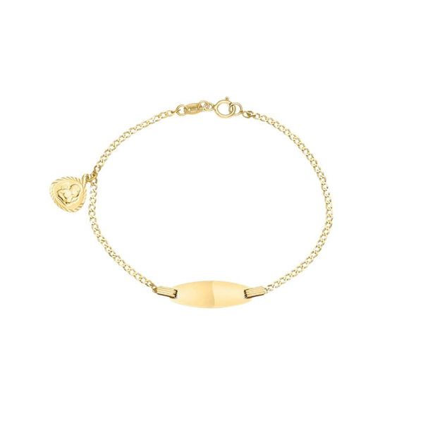 Bracciale Stroili Con Targhetta Angelo Holy Oro Giallo 9 KT 1415994