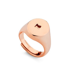 Marcello Pane Chevalier Oval Rosé Ring