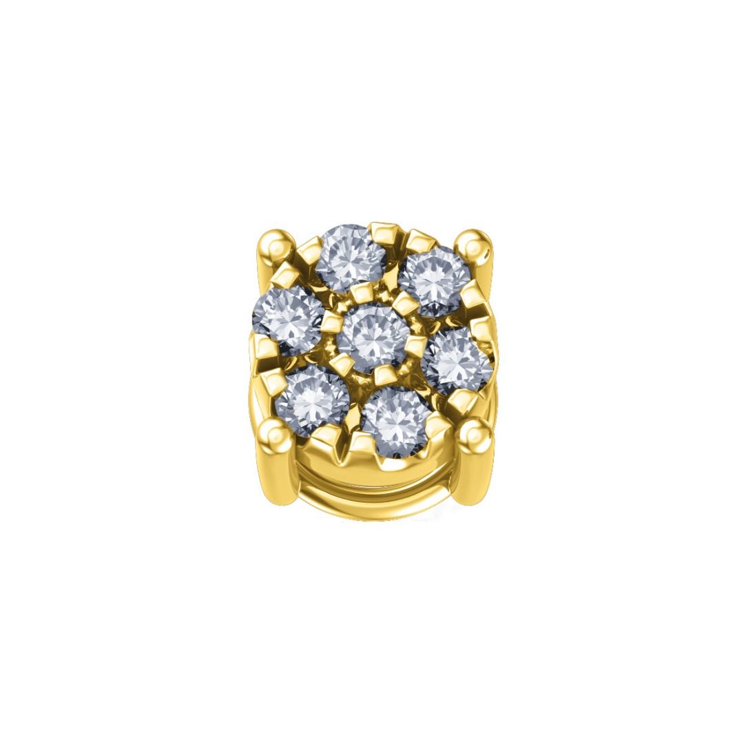 Charm Elements Starlight in oro giallo e diamanti ECF10352.003