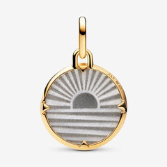 Pandora Medallion Alba Charm Pandora ME 14k Gold Plating