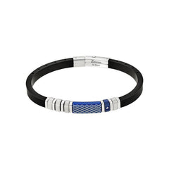Bracciale Zancan Uomo in Acciaio e Caucciù UHB003