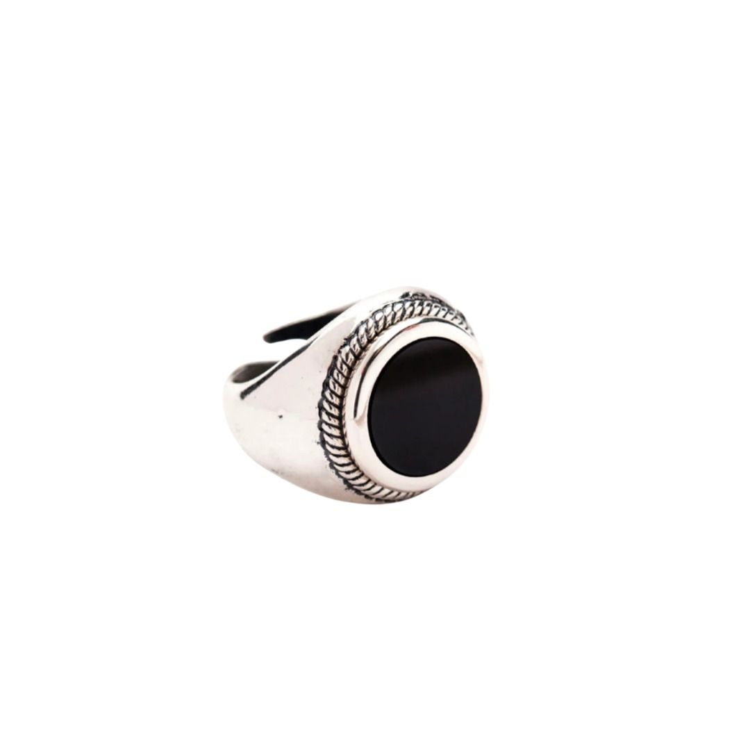 Anello Portonovo Saraceno Con Onice ANL051408