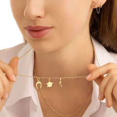 Stroili Horn of Plenty Poème 9 KT Yellow Gold Pendant