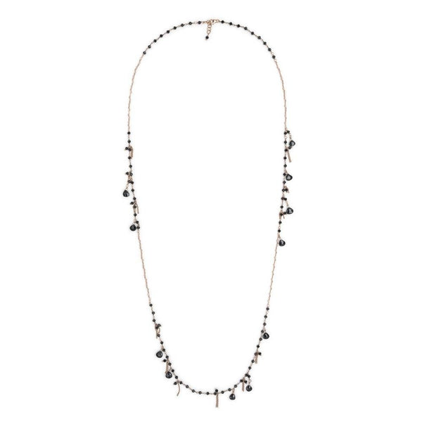Collar Ishwara con espinela negra
