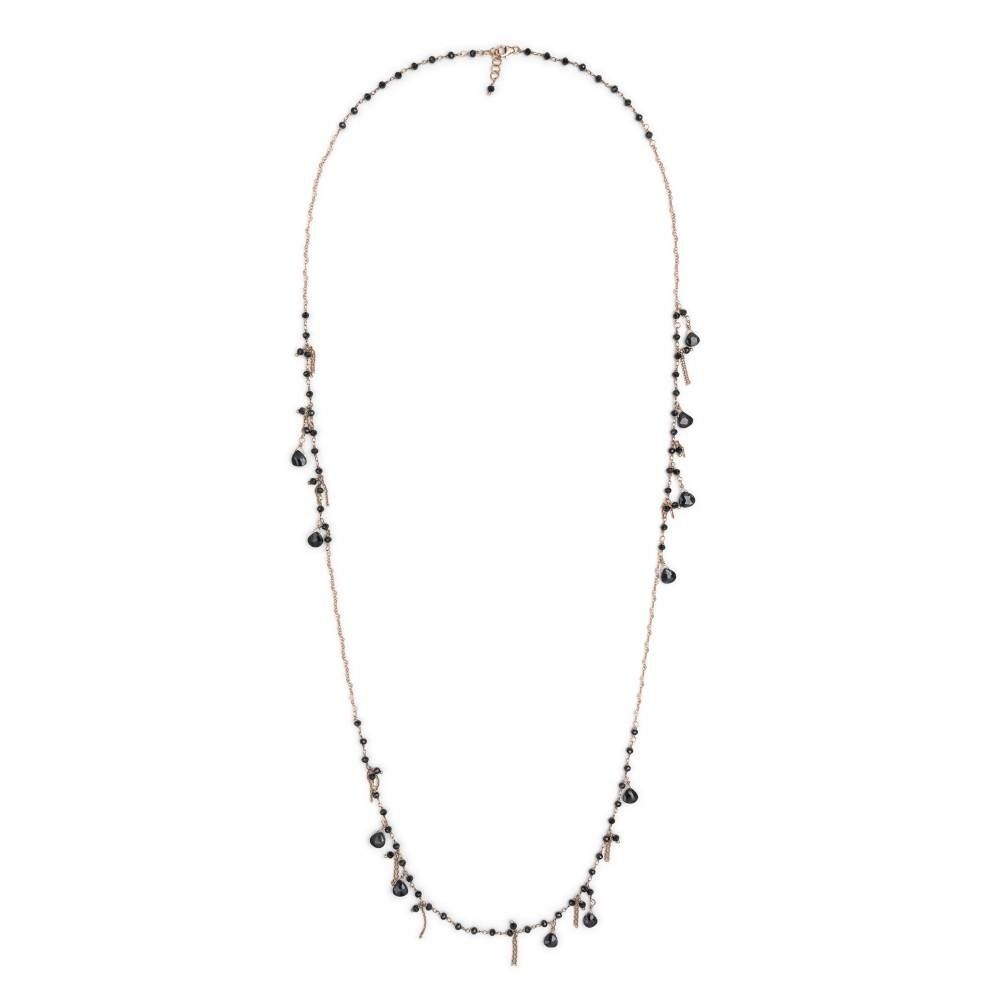 Ishwara Necklace with Black Spinel