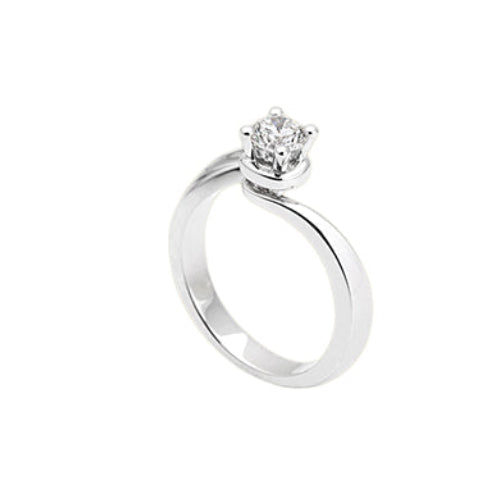 Anello Solitario Giorgio Visconti con Diamante Centrale ct. 0,15 AB13613A.015