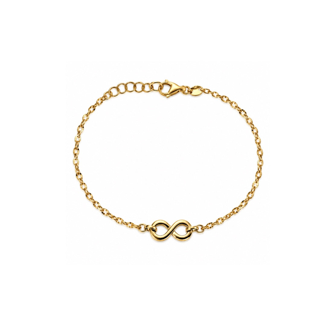 Bracciale Handmade con Infinito in Oro Giallo 18 KT BR1432