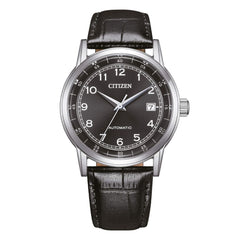 Citizen Men's Watch OF Classic Automatic Black Leather NJ0210-05E