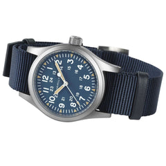 Orologio Hamilton Uomo Khaki Field Meccanico Blu H69439940