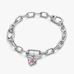 Pandora Mini Charm Pendant Pink Winged Heart Pandora ME