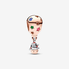Charm Pandora Papá Noel en globo aerostático