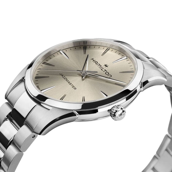 Orologio Hamilton Uomo Jazzmaster Beige Quartz 40 mm H32461121