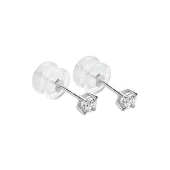 Orecchini Stroili Lobo Punto Luce Claire Oro Bianco 9 KT Cubic Zirconia 1412167