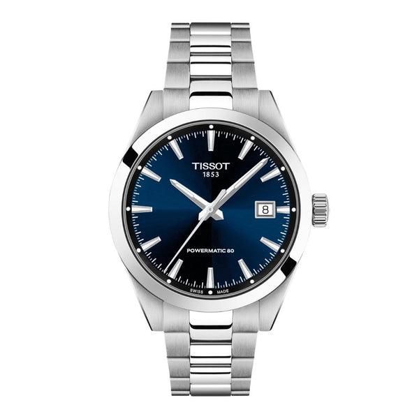 Orologio Tissot da Uomo Gentleman Automatico 38 mm Blu T1658071104100