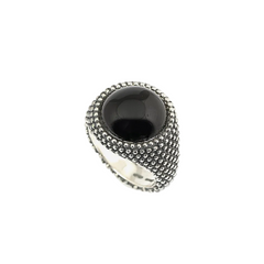 Anillo Chevalier redondo con puntos Nove25