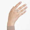 Swarovski Cocktail Matrix Ring with Crystals and Pearl