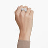 Swarovski Sublima Cocktail Ring with Pavé Crystals