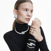 Swarovski Sublima Cocktail Ring with Pavé Crystals