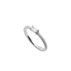 Nove25 Anello Fedina Puntinata Small Mirror N25ANE00541