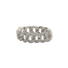Anillo de esmeralda suave Nove25 H60 con circonita cúbica