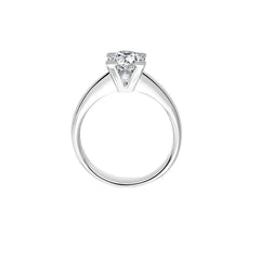 Anello Giorgio Visconti Solitario in oro bianco e diamante AB15284 C