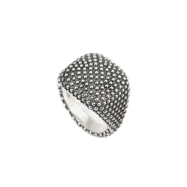 Anello Nove25 Chevalier Quadrato Puntinato N25ANE00061
