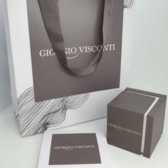 Giorgio Visconti White Gold Ring with Diamonds