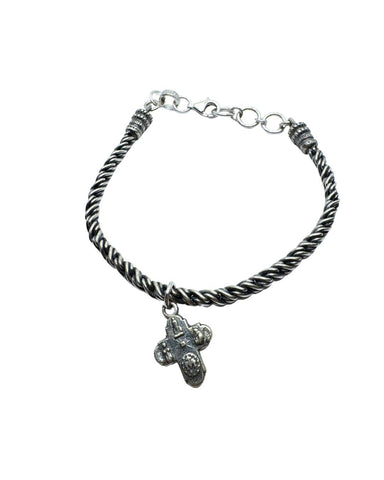 Bracciale Maria Cristina Sterling Icone con Croce