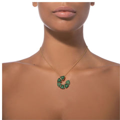 Collana Sogni con Pavè Verde CL100GV