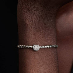 Charm Pandora Mini Búho Efecto Diamante
