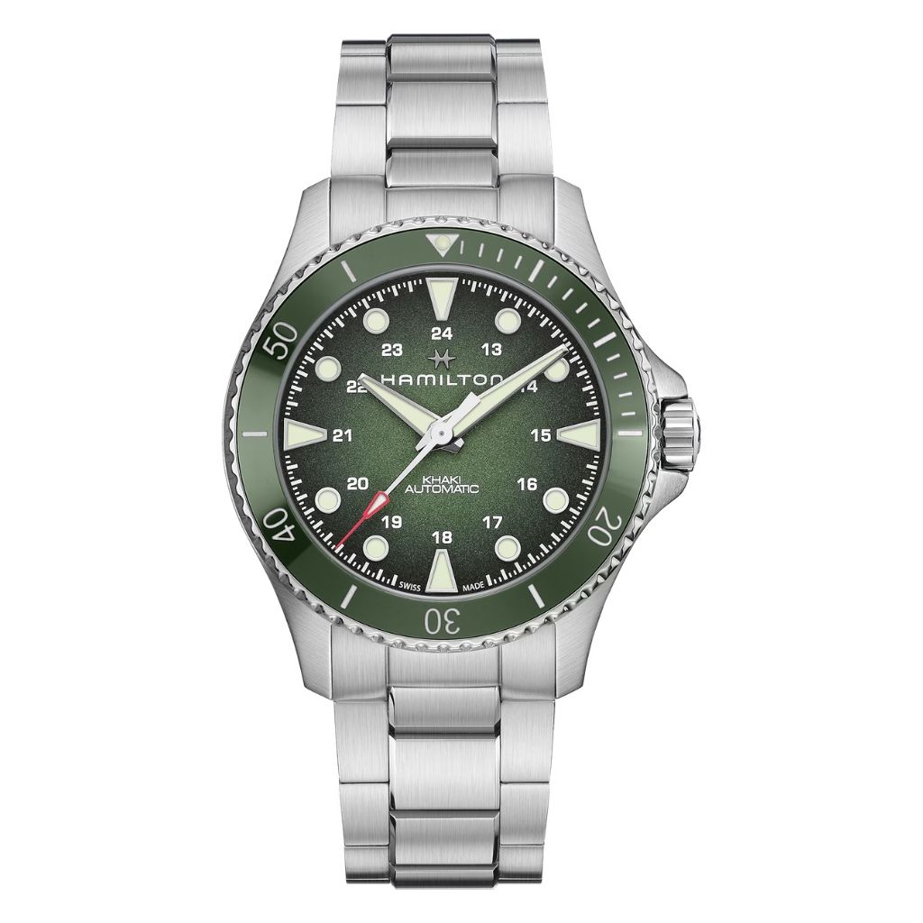 Orologio Hamilton Khaki Nvi Scuba Verde Automatico H82525160