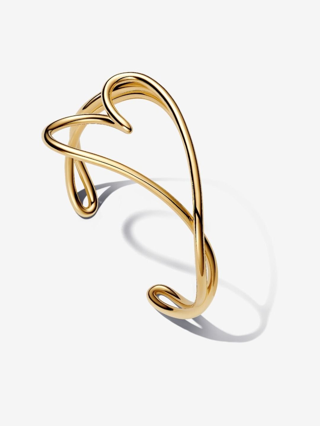 Bracciale  Pandora Aperto Cuore Linea Sinuosa
