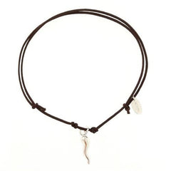 Amen Bracelet with Horn and Nautical Cord