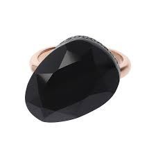 Anello Bronzallure In Golden Rosè E Spinello Nero WSBZ01535.BS-54