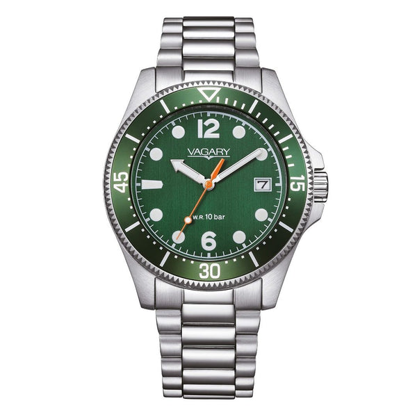 Orologio Vagary Uomo Aqua39 Verde VD5-317-41