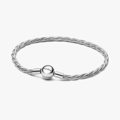Bracciale Pandora Maglia Snake Ritorta Con Chiusura Rotonda 593757C00