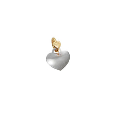 Charm Dodo Mariani Cuore In Argento E Oro Giallo 9 Kt CU10K