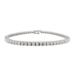 Pulsera de tenis Davite&amp;Delucchi en oro blanco y diamantes