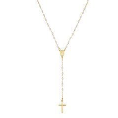 Collana Amen Rosario Classico con Perle di Cristallo -