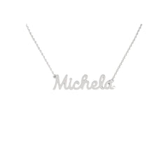 Collana Nome Michela In Acciaio 316 -