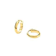 Orecchini Stroili A Cerchio Toujours Oro Giallo 9 KT 1401017