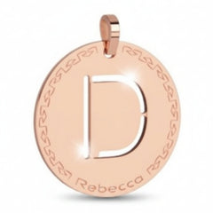 Rebecca Charm Mi Alfabeto Inicial Letra Mediana D Rosa