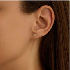 Orecchini Stroili Lobo Farfalla Bon Ton Oro Giallo 9 KT E Cubic Zirconia 1400567