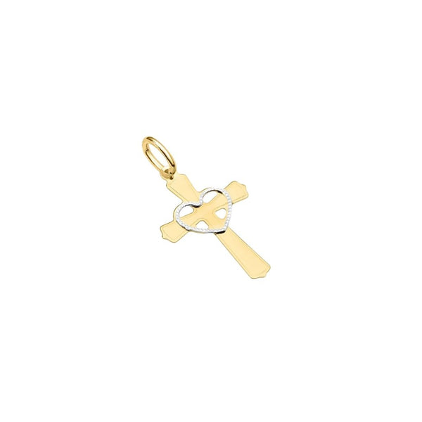 Ciondolo Stroili Croce Holy Oro Bicolore 9 KT 1411722