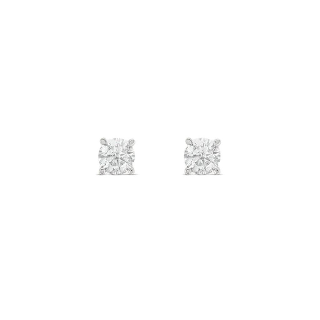 Orecchini Stroili Lobo Punto Luce Claire Oro Bianco 9 KT Cubic Zirconia 1412168