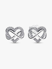 Orecchini Pandora Cuore Infinito Pietre Luminose 292667C01
