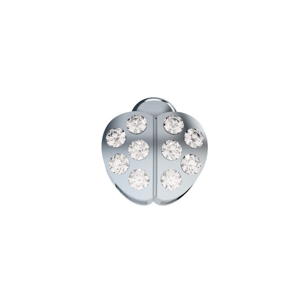 Charm Elements Coccinella In Oro Bianco E Diamanti 0,03 ct DCHF9302.003