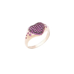 Anello Sogni Chevalier Cuore Pavé AN037RB